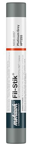 MOHAWK Finishing Products Fill Stick (Fil-Stik) Putty for Wood Repair (Platinum Grey) - Rub On Semi-Soft Wax Filler M230-0057