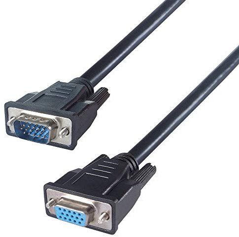 Connekt Gear 2m HD15M to HD15F Double Shielded Fully Wired VGA Extension Cable