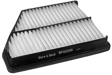 Borg & Beck BFA2288 Air Filter To Fit Hyundai Matrix