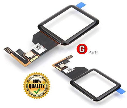 GENIE FORCE 38mm Touchscreen Display Glas Digitizer für iWatch Series 1, 38mm, mit Original LVA Flexkabel, iC-Chip & Näherungssensor inkl. 10-in-1 Profi Nano Werkzeugsset