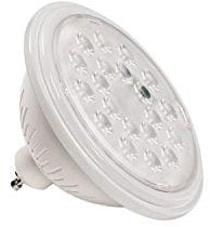 SLV GU10 ES111 SMART LED Leuchtmittel VALETO (1st Generation), 11,1 cm Ø, Alexkompatibel (Amazon Echo), 9,5 W, 830 Lumen Lichtstrom, CCT, dimmbare LED-Lampe mit 10 kWh Energieverbrauch