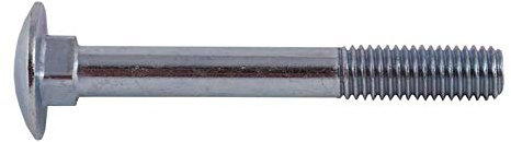 50x Schrauben DIN 603 Schloßschrauben Flachrund-Schrauben verzinkt Ø M6x60 mm