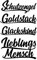 Ideen mit Herz Stanzschablonen, Schriften, Schutzengel, 2,2cm bis 8,4cm, 4 Stück