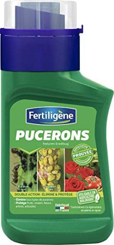 Fertiligène FPUC250N - Insecticide Concentré Pucerons UAB 250 ML - Huile végétale de Colza - Elimine Tous Les pucerons - pour de Nombreuses Cultures du Jardin - Jusqu'à 125 m² - Fabriqué en France