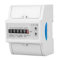 VIFER Contatore di Energia 220V Contatore Elettrico Digitale 2 Fili 4P su Guida DIN Contatore Elettronico KWh Contascatti Elettrico Monofase (5(30) A)