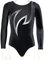 Turnanzug Java Spezial Nicki Samt Mädchen Gymnastikanzug langarm Kinder Turnbody langärmlich Turntrikot Schwarz/Silber Farbe schwarz, schwarz, silber, Größe 176