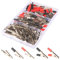 GTIWUNG 60Pcs Coccodrillo Clip, Coccodrillo Test di Metallo Morsetti di Prova da Elettricista, Clip di isolamento Metallico Batteria Morsetti a Coccodrillo, Clip per Batteria