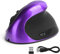 Optical Vertical Mouse, Ergonomic Mouse Wireless 3rd Gen Right Hand Ergonomic Grip Office Gaming Computer Mouse 1600DPI Silent Mouse 2.4Ghz Optical Mouse for Laptop, Desktop, PC (Purple)
