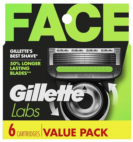 GilletteLabs Razor Blade Refills, 6 count