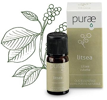PURAE Olio Essenziale - Litsea 100% Puro e Naturale, 10ml