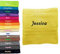 Pet-Jos Badetuch mit Namen Bestickt Duchtuch Geschenk Badetuch 140x70 cm (Yellow)