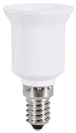 YASTA Adattatore portalampada da E14 a E27 convertitore attacco per lampadine