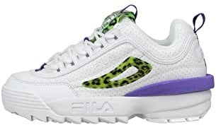 FILA Femme Disruptor WMN Basket, Blanc Violet Électrique, 41 EU