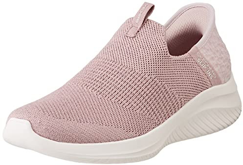 Skechers Ultra Flex 3.0 Smooth Step, Zapatillas Mujer, Mauve Knit Jersey Trim, 37 EU