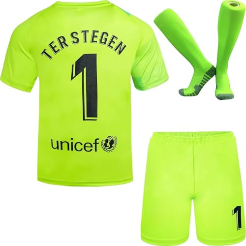 NIHMEX TER Stegen Kinder Torwart Trikot Fußball #1, Neu Saison, Shorts Socken Torwarttrikot