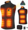 Foiueyga Men's Heated Gilet with Battery Pack - Lightweight Heated Gilet Electric Charging Heating Vest for Snow Skiing Hiking
