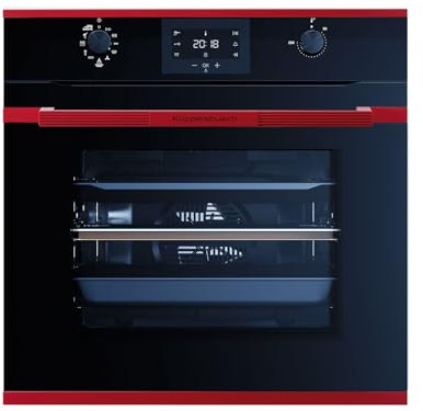 Küppersbusch BP 6332.0 S8 K-Series.3 Pyrolyse Pizza-Backofen Schwarz/Hot Chili