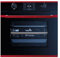 Küppersbusch BP 6332.0 S8 K-Series.3 Pyrolyse Pizza-Backofen Schwarz/Hot Chili