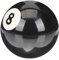 Toddmomy Billard Ball 4 Stück Billard Schwarz Acht Ball Das Stichwort Billardtische Acht Becken Sechs-Punkt-cue Bumper Poolbälle 8 Becken Trainingshinweis Billard Acht Bälle Harz Notwendigkeit Groß