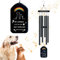Ruzister® Windspiele zum Gedenken an Haustiere, Geschenk zum Gedenken an den Verlust eines Hundes, Rainbow Bridge-Geschenke zum Verlust eines Haustiers, Schwarz