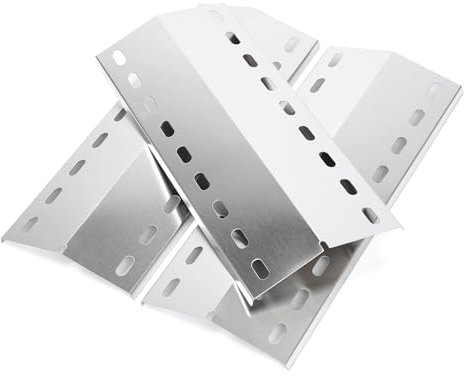 GFTIME 40 x 17 cm Brennerabdeckung Heizplatte Ersatzteile für Landmann Grill Chef, Landmann Triton 2 & 3 & 4, Edelstahl Flammenverteiler Hitzeschild Zubehör, 3 Stück