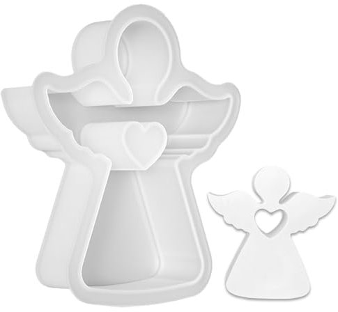 Kerzen Silikonform 3D Engel Silikon Kerzenform, Engel Silikonformen Gießformen Kerzenformen zum Gießen, 3D Engel Kerzen Formen Silikon, Engel Gießformen Silikon Kerzen Selber Machen