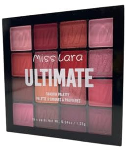 Palette de Fards à Paupières 16 Teintes Roses – Maquillage Professionnel, Haute Pigmentation, Longue Tenue, Fards Mats et Pailletés