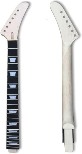 Gitarrenhals, 22 Bünde, 24,75 Zoll Mahagoni-Palisander-Griffbrettset im Explorer-Hals
