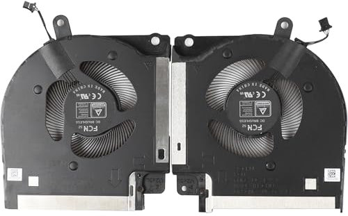 New CPU+GPU Cooling Fan Replacement for DELL Alienware X17 R1 R2 0X63JW 09DNWT (w/Discrete Graphics GPU Fan) FNF6 DFSCM227163927 FNF7 DFSCL12E064867 12V