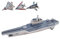 Porte-Avions Jouet Navire De Guerre Militaire Avec 3 ModèLes D'Avions - Bateau Jouet Lance Des Avions De Chasse - Croiseur De Bataille