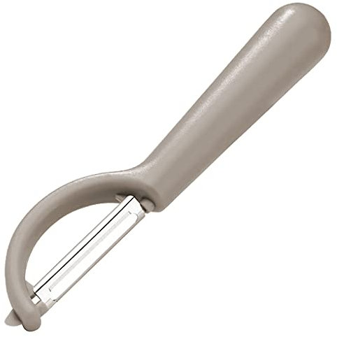 Edelstahl Gemüseschäler Kartoffel Karotte Obst Schaber Küche Gadget Schälwerkzeug Hellgrau