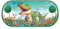 Gungtj Water Ring Toss, Handheld Water Toy, Handheld Water Game, Handheld Water Toss Game, Dinosaur Water Toy, Portable Water Ring Game, Dinosaur Theme Water Game 16x7.5x1.5cm for Kids