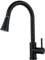 MILOT Kitchen Sink Taps Mixer with Pull Out Spray | 360°Swivel Single Handle | 3 Spray Mode | Brass Pull Out Spray Single Handle Kitchen Tap | Matte Black