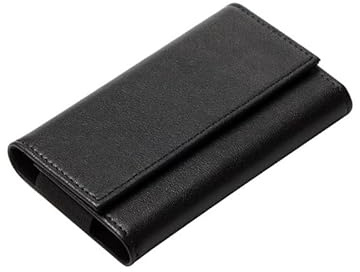 GFHTRELY Visitenkartenhalter Leder Visitenkartenhalter Herren Damen Business Leder Visitenkartenbox Geeignet für Büro Visitenkartenhalter Tragbarer Visitenkartenhalter Visitenkartenbox (A)