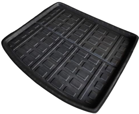 LJWAN Kofferraum Schutzmatte für vw Caddy 2005-2007, Kofferraummatte Schutzmatte Auto Zubehör Antirutschmatte Kantenschutz TPE Gummi
