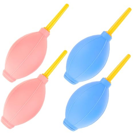 PACKOVE 4stücke Luftstaubgebläse Für Wimpernverlängerung Gummiball Trocknen Von Wimpernkleber Und Hautfreundlich Blau Für Kamera Und Nagelreinigung