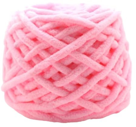 CALFOVERA 2 gomitolo di Filato di Cotone Morbido e Leggero per Uncinetto macramè Filato per Amigurumi 353 Once di Peso Sportivo Corda di Cotone per Maglieria Grossa per Uncinetto Maglion(Rosa Perla)