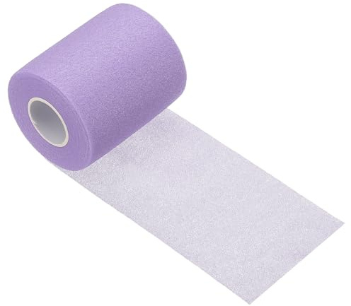 YELARXI Pre Wrap Tape, Anti-Rutsch-Grip Cushion Wrap Athletic Tape, passend für (Tennis, Badminton, Pickleball, Sport), 9,1 m x 7,1 cm, Violett