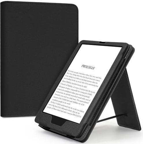 Hülle für 7 Kindle Paperwhite 12.Gen, 2024 und Kindle Colorsoft,Schwarz | eichte Schutzhülle,Auto Aktiv-/Ruhemodus,Wasserdichte Schutzhülle,für Kindle Paperwhite 12.Gen& Kindle Colorsoft 1st 2024