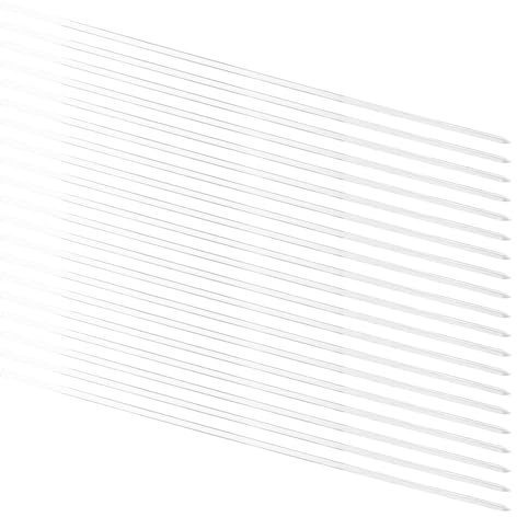 MOBUTOFU 20 Stück Transparente Acryl Pflanzenstäbe Stabiler Orchideen Halter für Topfpflanzen Vielseitige Stützstäbe für Indoor Outdoor Garten Einfacher Aufbau für Kletterpflanzen und