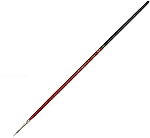 Escoda Opera Series 3075 Artist Oil and Acrylic Paint Brush, Synthetic Takatsu Filament, Round, Size 0