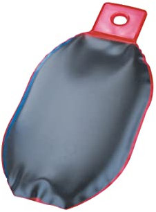 Maximex Bouteille chauffante de boue Exquisit, avec gel de boue et revêtement velours, pour le micro-ondes, 32 x 1,5 x 17 cm