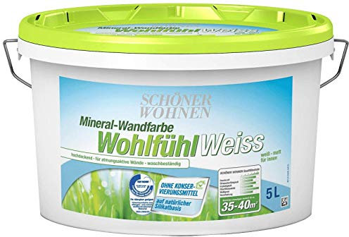 SCHNER WOHNEN FARBE,Schöner Wohnen »WohlfühlWeiss«,weiß,5 l