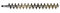 Lama superiore o inferiore per tagliasiepi Stihl modelli HS60, HS61, HS75, HS80, HS85, HS242, HS246