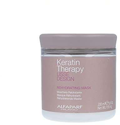 Alfaparf Milano Keratin Therapy Lisse Design Rehydrating Mask, bunt, 200 milliliter