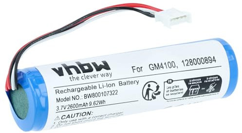 vhbw 1x Akku kompatibel mit Datalogic Gryphon GBT4130 Barcodescanner POS (2600 mAh) - Ersatz für RBP-GM40, 128000894
