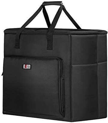 BUBM Computer Nylon Tragetasche, Desktop-PC Computer-Host Tasche, Groß Aufbewahrungstasche für Transportieren von Computer-Hauptprozessorgehäuse, Monitor, Tastatur und Maus (64 * 40 * 54cm)
