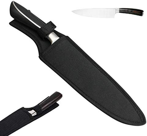 8 Chef Knife Sheath Scabbard(Black Nylon)
