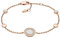 Fossil Armband Für Frauen Klassiker, Gesamtlänge: 165mm + 25mm Verlängerung Kette Rose Gold Edelstahlarmband, JF03264791