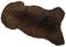 Vehi Mercatus Irisches Lammfell braun 90-100cm